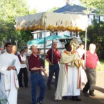 Corpus Christi procession in Gilman Corpus Christi procession in Gilman