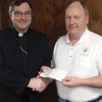 Knights donate to diocese Knights donate to diocese