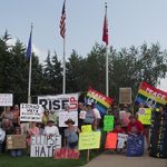 Peace rally in River Falls Peace rally in River Falls