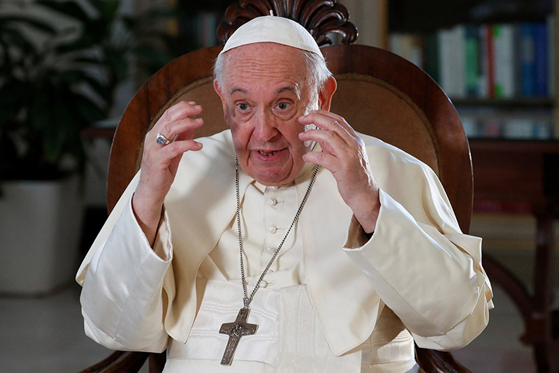 POPE INTERVIEW REUTERS