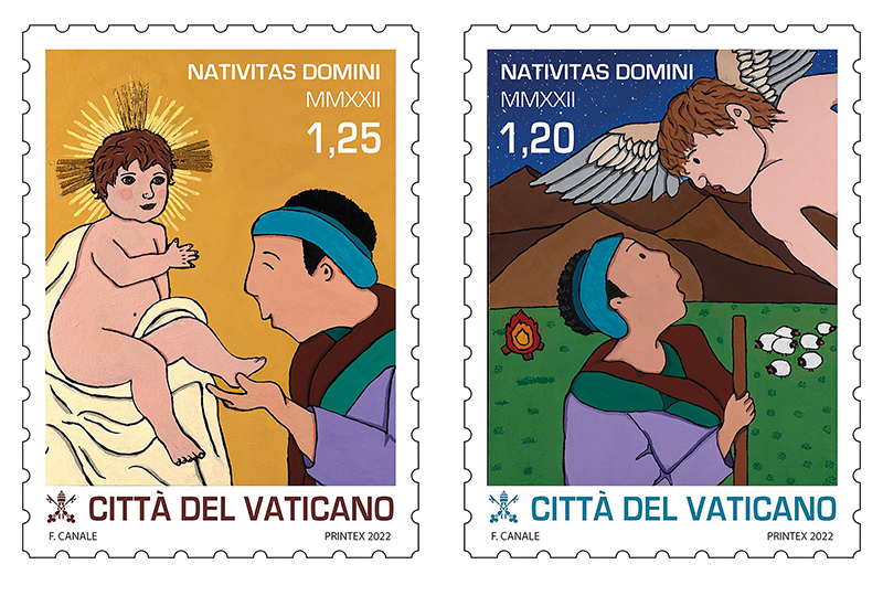 VATICAN CHRISTMAS STAMPS