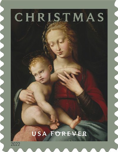 2022 U.S. POSTAL SERVICE CHRISTMAS STAMP