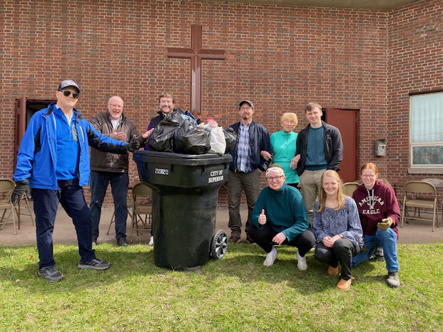 Diocese Earth Day clean up.052225