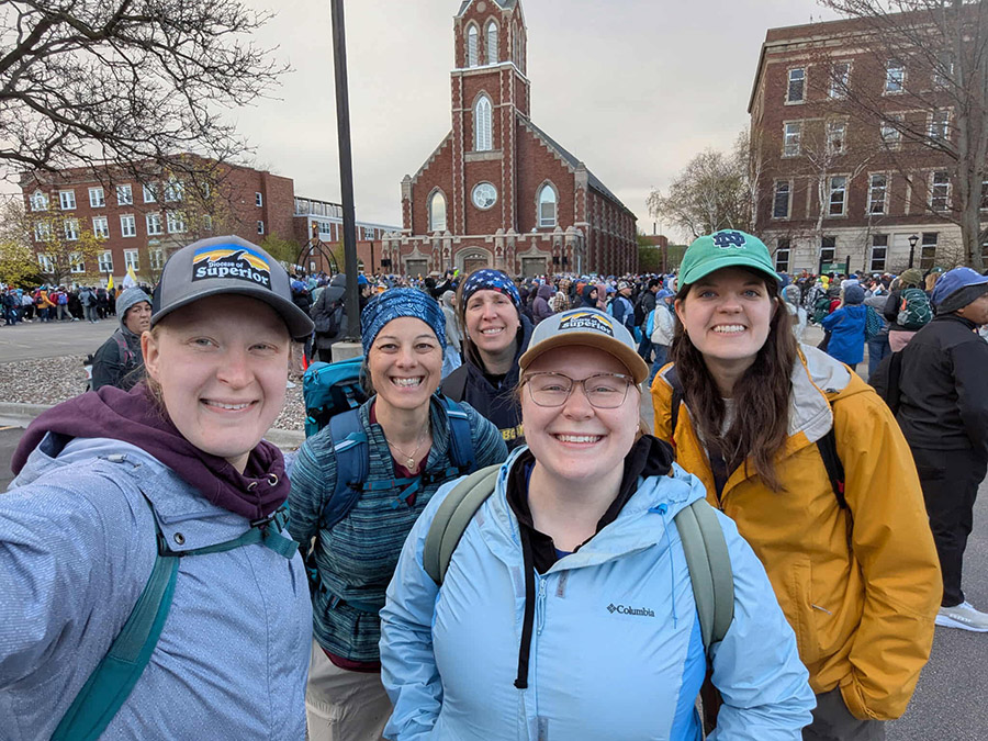 Walk to Mary.052225
