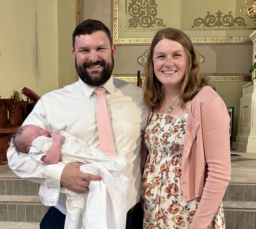 Tyler Kircher baptism.073125