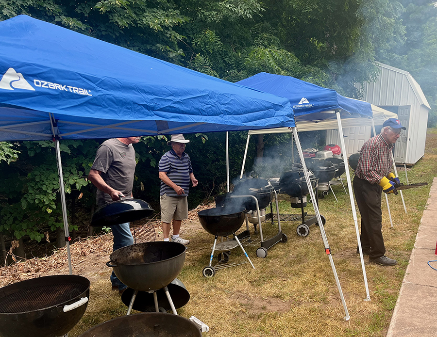 Lake Negabamon.St. Anthony.Dinner.082726
